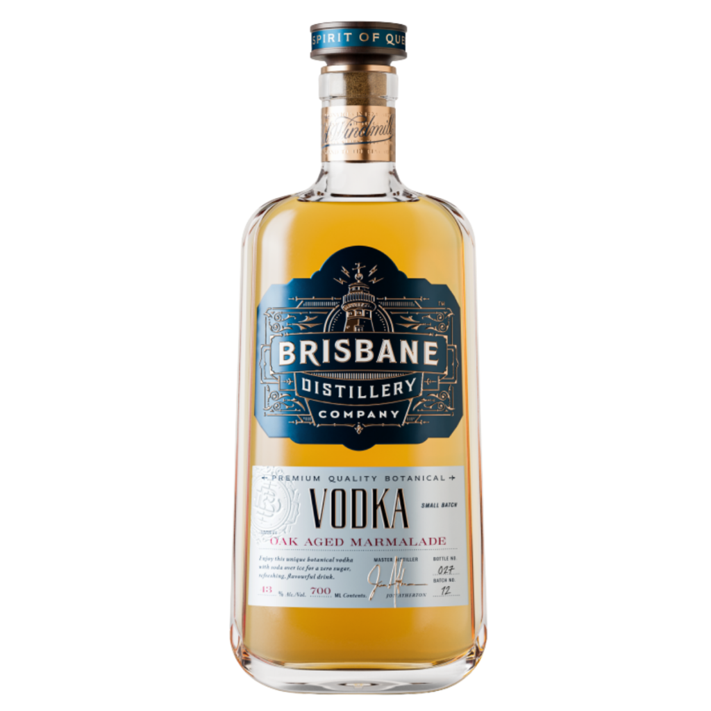 Brisbane Distillery Oak Aged Marmalade Vodka 700ml Paramount Liquor