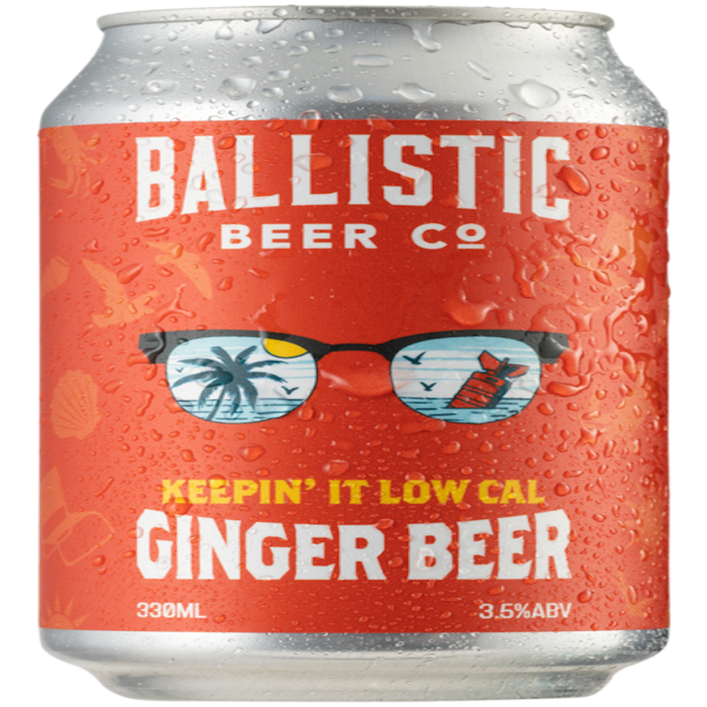 Ballistic Brewing Keepin' It Low Cal Ginger Beer 330ml Paramount Liquor